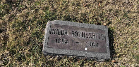 Grabstein Hulda Rothschild