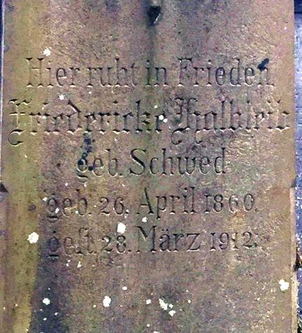 Friedericke Schwed Bad Kissingen Friedhof R 5-2a